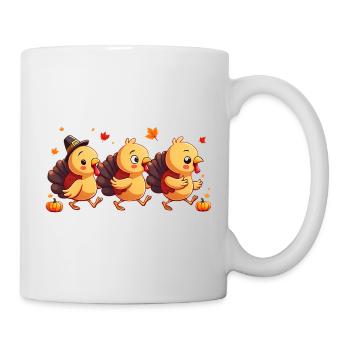 Thanksgiving Truthahn Baby - Tasse - Weiß - Rechts