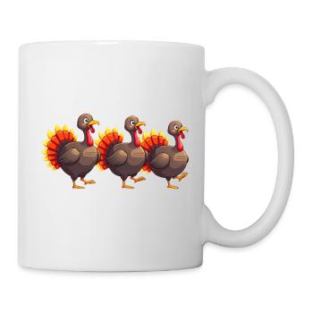 Thanksgiving Truthahn Baby - Tasse - Weiß - Rechts