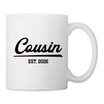 Cousin 2026 Cousins Baby Pregnancy Announce - Mug - white - Right