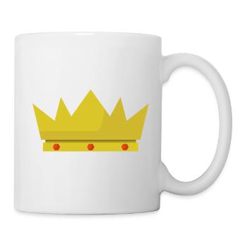 Krone - Tasse - Weiß - Rechts