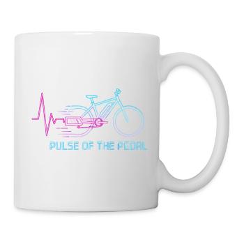Neon Pulse Fahrradgrafik - Tasse - Weiß - Rechts