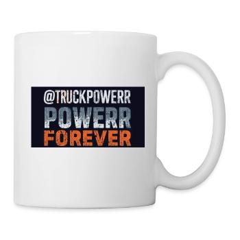 Truck Power Forever Distressed - Mug - white - Right