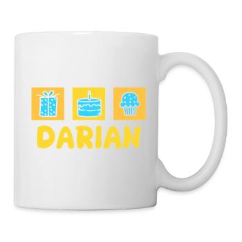 Darian als Vorname - Tasse - Weiß - Rechts
