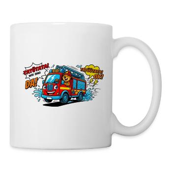 Fire Brigade Bär - Mug - white - Right