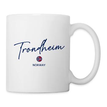 Trondheim - Norway Flag - Norge - Norwegen - Mug - white - Right