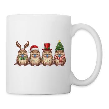 Bluetongue Skink Christmas Fairy Lights - Mug - white - Right