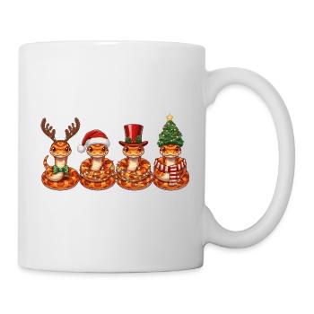 Kornnatter Weihnachtsmann Weihnachtsbeleuchtung  - Tasse - Weiß - Rechts