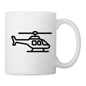 helicopter - Mug - white - Right