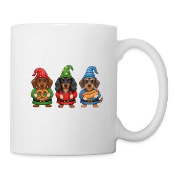 Teckel Joyeux Noël Cadeau de Noël cool - Mug blanc - blanc - Droite
