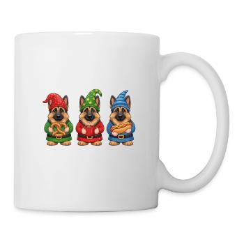 Glacière de Noël pour Berger Allemand - Mug blanc - blanc - Droite