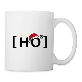 Ho Ho Ho – Funny Christmas motif minimalist - Mug - white - Right