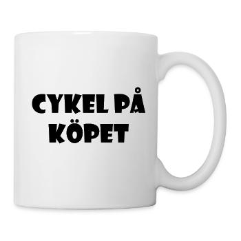 Bicycle in the Bargain – Text Design - Mug - white - Right