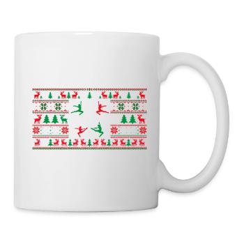 Gymnastics Gift Women - Gymnastics Christmas Gymnasti - Mug blanc - blanc - Droite