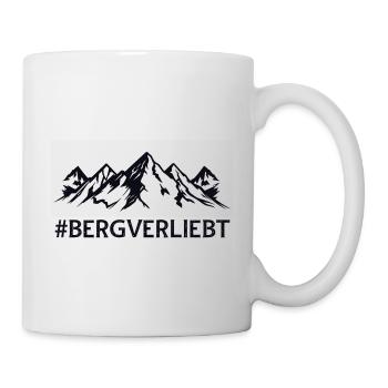 Montagne amoureuse du hashtag Paysage montagneux Montagnes - Mug blanc - blanc - Droite