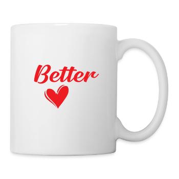 Moitié en couple jumellant la Saint-Valentin Sweet - Mug blanc - blanc - Droite
