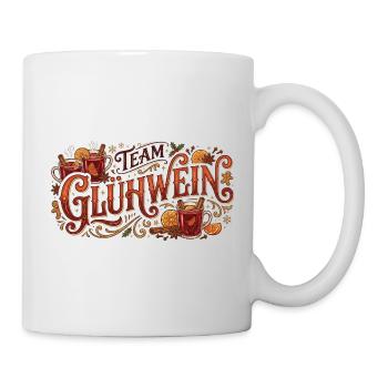 Team Mulled Wine Christmas Market Christmas Saying - Mug - white - Right