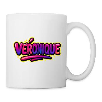 Graffiti-Name Véronique kann auf allem gedruckt werden! - Tasse - Weiß - Rechts