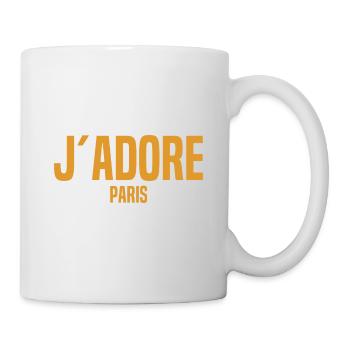 J’Adore Paris - J’aime Paris - France - Frankreich - Mug blanc - blanc - Droite