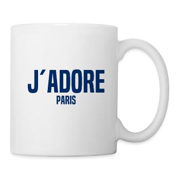 J’Adore Paris - J’aime Paris - France - Frankreich - Mug blanc - blanc - Droite