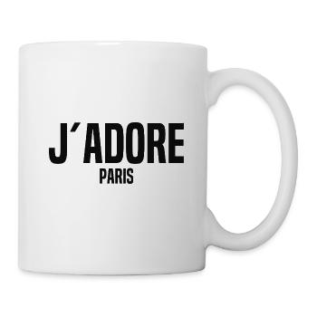 J’Adore Paris - J’aime Paris - France - Frankreich - Mug blanc - blanc - Droite