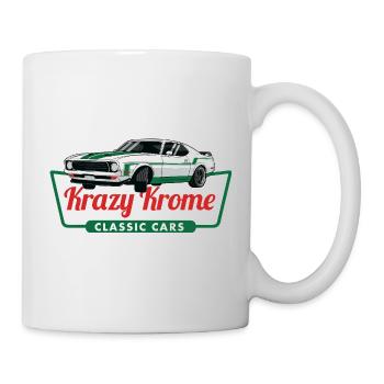 Krazy Krome Classic Car Drift Culture Muscle Power - Mug - white - Right