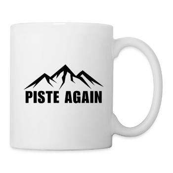 ENCORE UNE FOIS. SKI. SKI WINTE SPORT - Mug blanc - blanc - Droite