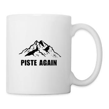 PISTE AGAIN. SKI. SKI WINTE SPORT - Mug - white - Right