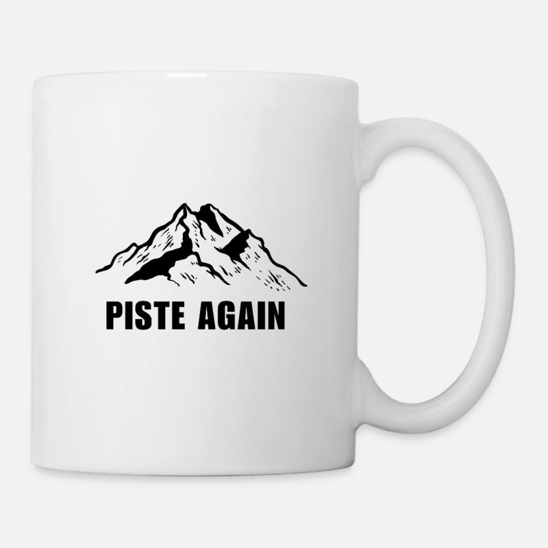 PISTE AGAIN. SKI. SKI WINTE SPORT - Mug - white