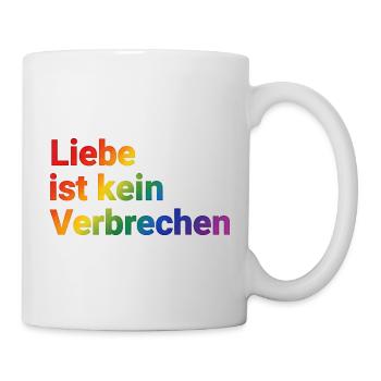 Love Is Not A Crime Rainbow - Mug - white - Right