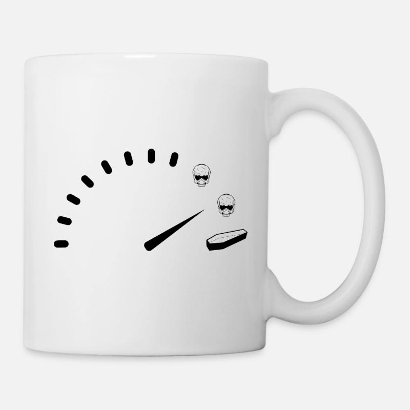Geschwindigkeitsüberschreitung - Tasse - Weiß