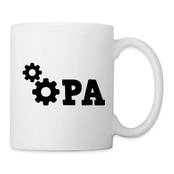 Grandpa Gear Repair - Mechanic Repair Car - Mug - white - Right