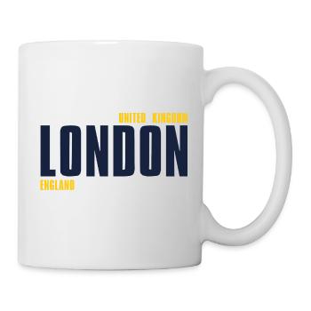 London – England Lyric Design - Mug - white - Right