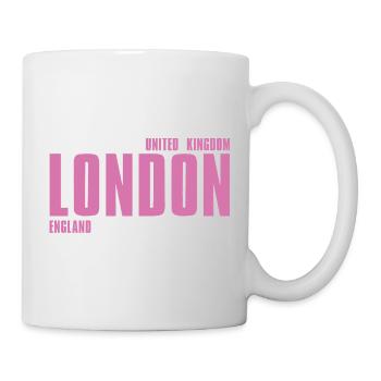 Pink London Wordmark - Mug - white - Right