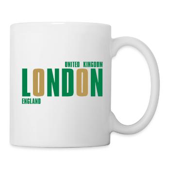 London – England Lyric Design - Mug - white - Right