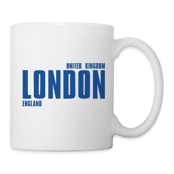 London Blue Large Typography - Mug - white - Right