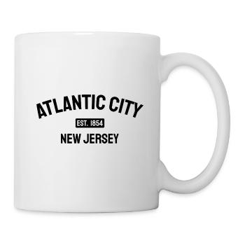 Atlantic City - Fondé en 1854 - New Jersey - États-Unis - Mug blanc - blanc - Droite