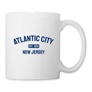 Atlantic City - Fondé en 1854 - New Jersey - États-Unis - Mug blanc - blanc - Droite