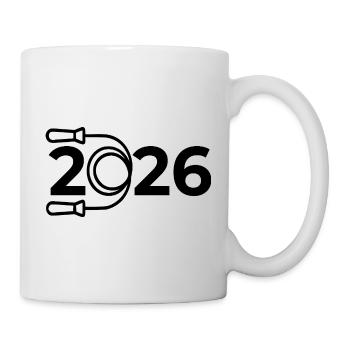 Seilspringen Sport 2026 - Tasse - Weiß - Rechts