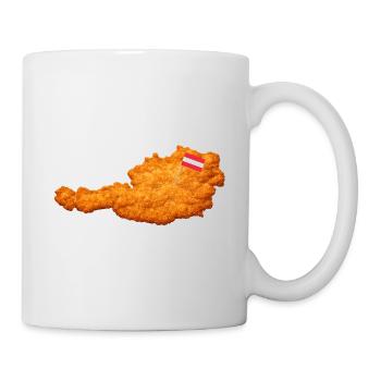 Schnitzel Autriche Form Food - Mug blanc - blanc - Droite