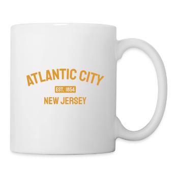Atlantic City - Fondé en 1854 - New Jersey - États-Unis - Mug blanc - blanc - Droite