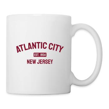 Atlantic City - Fondé en 1854 - New Jersey - États-Unis - Mug blanc - blanc - Droite