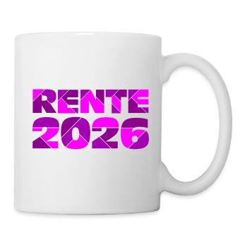 Rente 2026 , Abschied Rente - Tasse - Weiß - Rechts