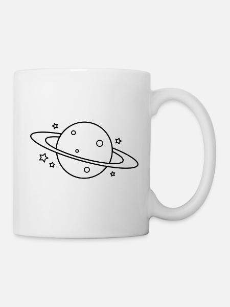 Planet - Tasse - Weiß