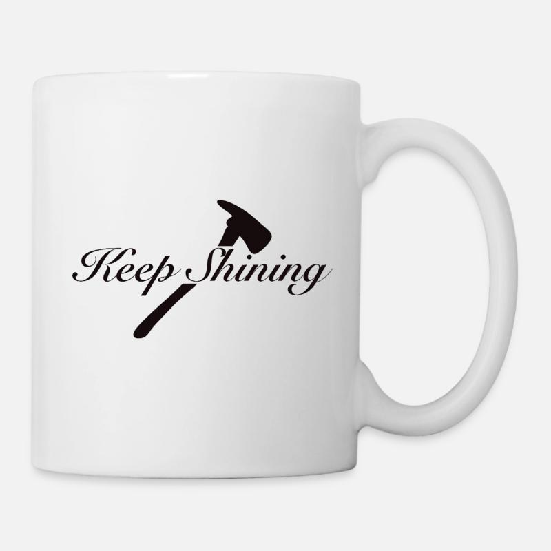 Continue de briller - Mug blanc - blanc