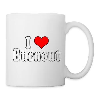 J’adore l’épuisement - Mug blanc - blanc - Droite