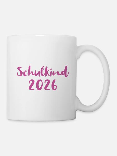 Schulkind 2026 - Tasse - Weiß