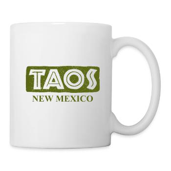 Taos - New Mexico - United States of America - Tasse - Weiß - Rechts