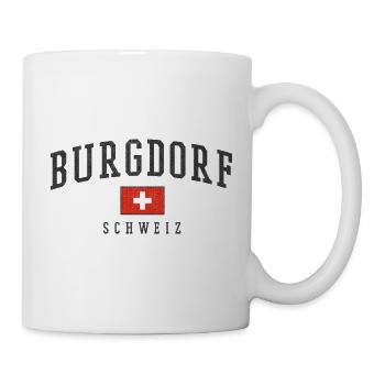 Burgdorf Schweiz Emblem - Tasse - Weiß - Rechts