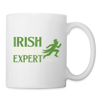 Irischer Abschiedsexperte St. Patrick's St. Paddys - Tasse - Weiß - Rechts