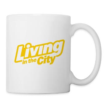 Living in the City Logo Tee - Mug - white - Right